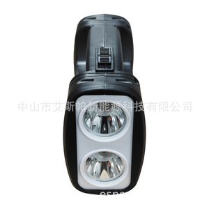 Solar Powered Flashlight 10W Dual Led <b>Light</b> Outdoor <b>Emergency</b> Lighting System With Solar Panel And Bulbs - Product Image 3