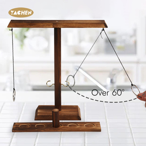 Yachen New Arrival Indoor Outdoor Holiday Party Fun Family <strong>Games</strong> Wooden <strong>Hook</strong> <strong>and</strong> <strong>Ring</strong> <strong>Toss</strong> <strong>Game</strong> for Adults - Product Image 2