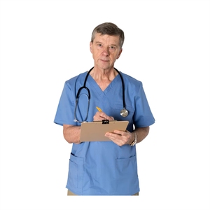 Uniformes Médicos Tejidos Personalizados, Uniformes de Hospital, Transpirables, Elásticos, con Detección de Agujas, Servicio OEM para Hombres y Mujeres - Product Image 2