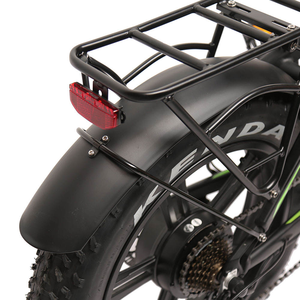Bicicleta Eléctrica Plegable TXED de 20 Pulgadas, 48V 500W, Neumático Grueso, 7 Velocidades, 10.4Ah 499.2Wh, Motor Trasero sin Escobillas, PAS, Bicicleta Eléctrica Urbana - Product Image 3