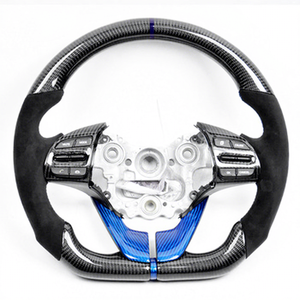 Volante Deportivo de Fibra de Carbono 100% Real de Gran Venta para <span class=keywords><strong>Hyundai</strong></span> Palisade SantaFe Tucson Encino <span class=keywords><strong>I30</strong></span> I10 Veloster Mistra - Product Image 1