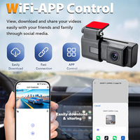 Kamera Dashboard IPS Dual Lensa Kontrol APP WIFI 4K OEM, Perekam Video Super Night Vision, Garansi 1 Tahun untuk Mobil Minivan/Camper