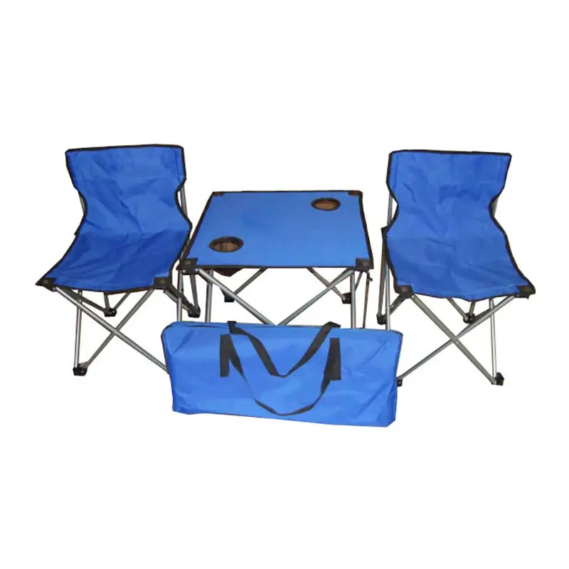 Conjunto de cadeiras e mesa dobrável para acampamento ao ar livre, carris portátil, conjunto fácil de transportar, mesa e cadeiras para uso ao ar livre