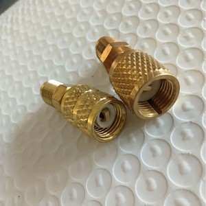 Adaptateur de climatisation Kki R22 à R410A, raccord de charge de réfrigérant tout en cuivre 5/16 Sae à 1/4 pour usage domestique - Product Image 2