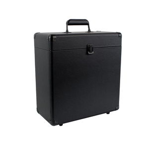 Haute qualité meilleur prix en cuir Portable <span class=keywords><strong>Victrola</strong></span> Vintage rétro disques vinyles étui de transport pour plus de 30 albums de disques - Product Image 5