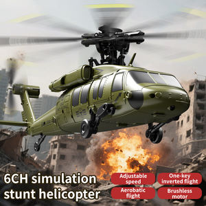 Helicóptero de Control Remoto, Aeronave Acrobática Simulada de 6 Canales, Posicionamiento de Flujo Óptico, Motor de Accionamiento Directo sin Escobillas - Product Image 2