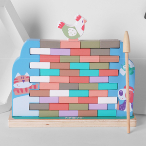 En 2020 amazon es mejor-Venta de juguete de madera fabricante hace de padre-hijo juegos con apilado las gallinas y los niños es - Product Image 6