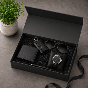 Premium Custom Logo Luxury Large Matte Rigid Paper Cardboard Black Foldable <b>Empty</b> Magnetic Folding Closure <b>Gift</b> <b>Box</b> Packaging - Product Image 4