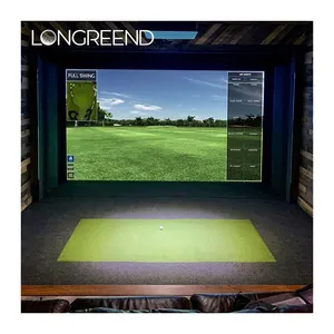 LONGREEND ar, зеленый семейный складной портативный симулятор гольфа