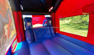 Castillo Inflable <span class=keywords><strong>de</strong></span> PVC Comercial Personalizado con Tobogán <span class=keywords><strong>de</strong></span> <span class=keywords><strong>Agua</strong></span> para Parques <span class=keywords><strong>de</strong></span> Aventuras/Deportivos - Product Image 5