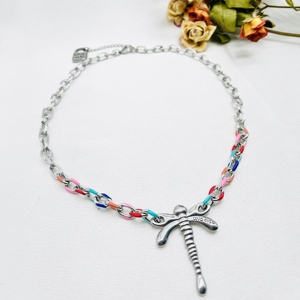 Collier pendentif libellule HC Ask Catalog, collier à chaîne coloré, bijoux pour femmes, haute qualité 316L, unisexe, <span class=keywords><strong>uno</strong></span> <span class=keywords><strong>De</strong></span> <span class=keywords><strong>50</strong></span>, vente en gros - Product Image 3