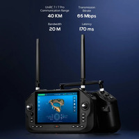 Contrôleur de drone commercial intelligent portable SIYI UniRC 7 Pro avec écran tactile haute luminosité 7 pouces 1080P double fréquence 2,4/5 GHz