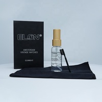 Emballage de luxe 30ml, nettoyeur de bijoux en spray portable liquide écologique, kit de nettoyage de bijoux en argent