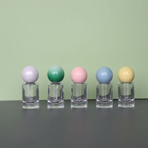 Trong suốt chất lượng cao 15ml chai nước hoa thủy tinh với nắp đầy màu sắc và bơm phun uốn xi lanh phun sương - Product Image 3