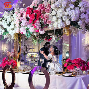 Base de Metal Dorada de Lujo para Camino de Mesa, Personalizable en Tamaño y Color, para Centros de Mesa de Bodas y Fiestas, Acero Inoxidable - Product Image 3