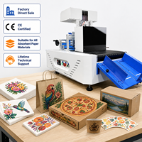 Printer Inkjet Tabletop SCX One Pass untuk Sleeve Cangkir Kopi & Karton Lebar 300mm Pencetakan A4 Sekali Jalan Bersertifikasi CE 1pc MOQ