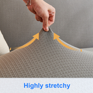 Copri <span class=keywords><strong>Braccioli</strong></span> Elasticizzato Jacquard per Divano Componibile, Motivo Uniforme, Funda De Sofas Elastica Antiscivolo - Product Image 3