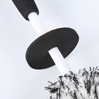 Brosse de nettoyage de roues en microfibre Brush Depot, longueur 17 pouces, diamètre 2,5 pouces, pour jantes de voiture, élimination de la poussière intérieure, sans métal
