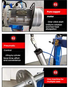 Équipement de réparation de jantes en alliage d'aluminium Remise à neuf et réparation de jantes Traitement des rayures Machine à polir les jantes - Product Image 2