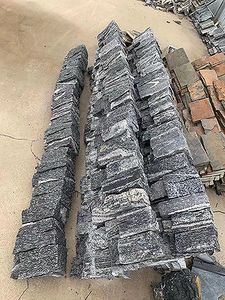 Tuiles murales en ardoise grise d'extérieur, <span class=keywords><strong>pierre</strong></span> décorative, revêtement adhésif, surface polie naturelle, décoration intérieure et extérieure - Product Image 3