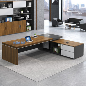Executive <b>Desk</b> JM-5372 Artificial Board Storage Cabinet Office Furniture <b>Study</b> Room Commercial Space - Product Image 2