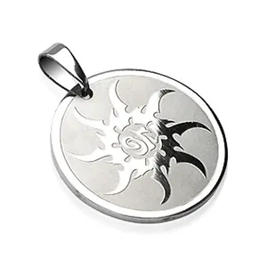 Custom Design Sun Silver Quantum Pendant In Pakistan