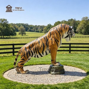 Escultura <span class=keywords><strong>de</strong></span> <span class=keywords><strong>Tigre</strong></span> Chino <span class=keywords><strong>de</strong></span> Bronce Personalizada TREVI |   Estatua Realista <span class=keywords><strong>de</strong></span> Tigres en Combate para Exteriores, Ideal para Villas y Parques - Product Image 4