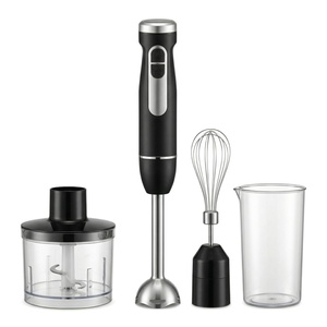 Mixeur Plongeant Électrique 4-en-1 400W en Acier Inoxydable, Bâtonnet Mélangeur Multifonctionnel, Hachoir à Viande et Préparateur Alimentaire pour Bébé - Product Image 5