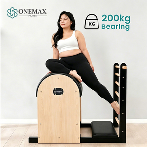 ONEMAX Barrel <span class=keywords><strong>per</strong></span> Pilates in Legno d'Acero Regolabile <span class=keywords><strong>per</strong></span> Uso Commerciale in Palestra, Stabile <span class=keywords><strong>per</strong></span> Stretching <span class=keywords><strong>Schiena</strong></span> ed <span class=keywords><strong>Esercizi</strong></span> di Equilibrio Muscolare - Product Image 5