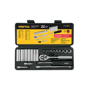 Set di utensili meccanico Master da 12 pezzi, 1/4 da 22 pezzi "Std, Pretul - Product Image 1