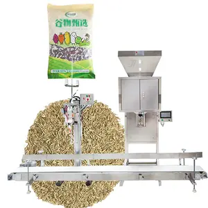 5kg-15kg di semi di grano di mais macchina per l'imballaggio grande sacchetto automatico macchina per il riempimento di lotti macchina per l'imballaggio