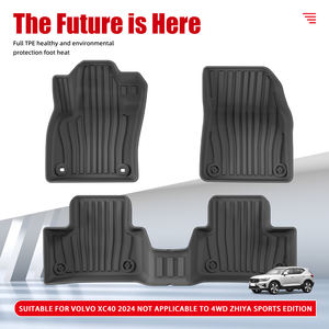 Tapis de sol de voiture 3D TPE toutes saisons, imperméable, antidérapant, pour <span class=keywords><strong>Volvo</strong></span> <span class=keywords><strong>XC40</strong></span> 2024, ne convient pas aux modèles 4x4 Zhiya Sports Edition - Product Image 2