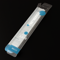Boîte d'emballage en plastique pour animaux de compagnie avec logo personnalisé, boîte en plastique transparente pliable, petite boîte d'emballage pour brosse à dents