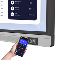 Tableau blanc interactif tactile 20 points LCD à écran intelligent 4K de 110 pouces avec Android 11 OS pour une utilisation en conférence