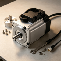 MSMF202L1U2M Moteur servo 2kW 3000 tr/min 200VAC avec encodeur absolu 23 bits, type à faible inertie