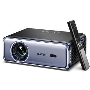 Projecteur rétro compact Aurzen Eazze D1 Pro bleu, véritable 350 ANSI, résolution native 1080p, Netflix officiel, audio Dolby - Product Image 1
