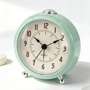 Reloj Despertador de Noche Color Verde Pastel Sin Tictac con Retroiluminación para Habitación de Niñas - Product Image 2