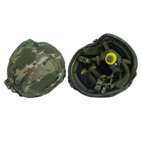 Casque de cellule en aramide Camo Casque AF de protection pliable Casque de cellule extérieur avec suspension Wendy