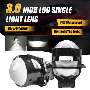 ไฟหน้าโปรเจคเตอร์ Bi LED ขนาด 3.0 นิ้ว สว่างพิเศษ กำลังสูง พร้อมไฟตัดหมอกสีฟ้า สำหรับ Golf Accord C Class GS แรงดันไฟฟ้า 12V - Product Image 5