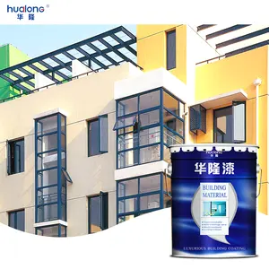 Massa de cetim à base de cimento branco Hualong para paredes exteriores e interiores, melhor preço, alisamento de superfície de alta qualidade