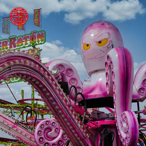 Attrazione per Parco Divertimenti: Giostra Polpo Rotante da 30 Posti, Attrezzatura per Parchi Divertimento, Polpo Rotante da Esterno in Vendita - Product Image 2