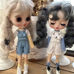 Vêtements de poupée Blythe Little Bubu Shorts, hauts décontractés Azone, sous-vêtements polyvalents rayés OB22, sous-vêtements OB24 - Product Image 2