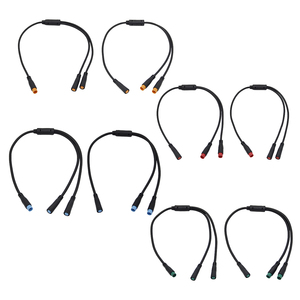 Cable adaptador de señal y alimentación de 2 pines macho a hembra para bicicletas eléctricas, arnés de cableado para piezas de EBIKE - Product Image 6