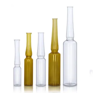 安瓿琥珀色透明1毫升2毫升3毫升5毫升10毫升20毫升玻璃瓶高品质化妆品安瓿与丝网印刷