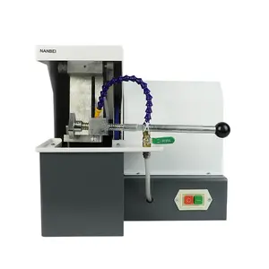 Máquina cortadora de muestras metalográficas Manual de superficie de corte máxima NANBEI de 30mm
