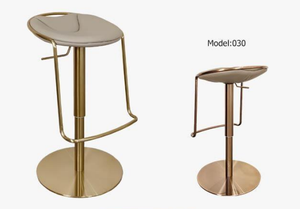Luxury Modern Swivel Bar <b>Stool</b> Handcrafted Gold Stainless Steel <b>Adjustable</b> <b>Height</b> for Home & Hotel Bar GPRS UP-030 - Product Image 6