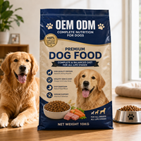 Sac tissé en PP laminé BOPP imprimé sur mesure, directement de l'usine, 10 kg 25 kg pour aliments pour chiens, animaux de compagnie et aliments pour animaux