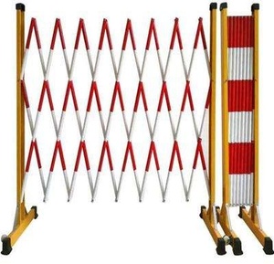 Safety barrier telescopic fence