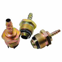 Nouveau tube de frein hydraulique en acier inoxydable, extrémité droite sertie, raccord banjo, adaptateur de tuyau 3AN AN3, ajustement universel pour frein