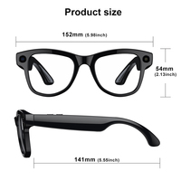 SANVNET GS5 Max Gafas Inteligentes con Doble Lente y Estuche de Carga, Cámara de 8MP, Traducción por IA, Auriculares Deportivos Inteligentes para Hombre 2026